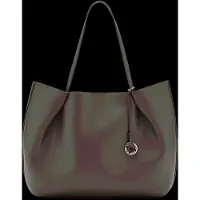 Mango Large Shopper Bag - Khaki green - ONE SIZE