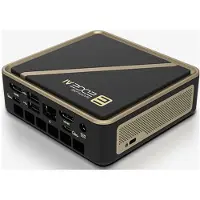 Sapphire Edge AI 350 barebone black/gold with AMD Ryzen AI 9 HX 370 processor, AMD Radeon 860M, DDR5 up to 96 GB, LAN 2.5 Gb/s and HDMI 2.1, without o (4H020-04-40G)