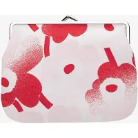 Marimekko Mini Unikko Häivähdys Puolikas Purse - Red - ONE SIZE