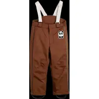 Mini Rodini Panda Soft Ski Trousers - Brown - 80/86