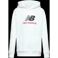 New Balance French Terry Stacked Logo Hoodie - White - 134