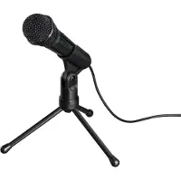 Hama MIC-P35, 3,5 mm, kondensaattori -mikrofoni, musta