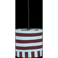Nobodinoz Pendant Lampshade Diam. 20Cm Linda - Blue - ONE SIZE x 20