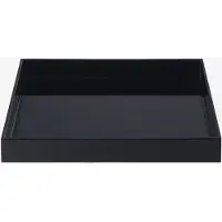Mojoo Lux Lacquer Tray - Black - 30X30X3.5CM