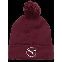 Puma Wrmlbl Removable Pom Beanie - Burgundy - ONE SIZE