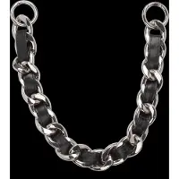 Pipol's Bazaar Mega Chunk Chain Silver - Black - ONE SIZE