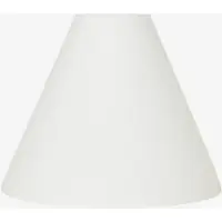 Broste Copenhagen Lampeskærm 'Gine' - White - Ø27CM