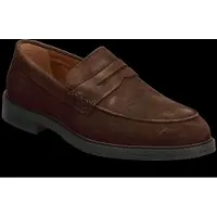 Selected Slmblake Suede Penny Loafer - Brown - 46