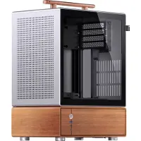 Jonsbo T7 -micro-ATX-kotelo ikkunalla, hopea