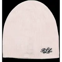Ralph Lauren Embroidered-Logo Ribbed Cashmere Beanie - Cream - ONE SIZE