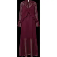 Y.A.S Yaschifa Ls Maxi Dress - Ka - Burgundy - 36