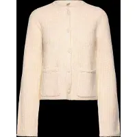 Y.A.S Yasemilie Ls Knit Cardigan - Cream - S