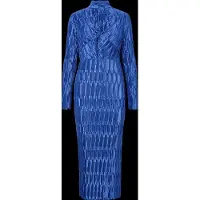 Y.A.S Yasminda Ls Long Dress - Pb - Blue - XS