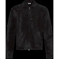 Weekday Hairy Knitted Zip Cardigan - Black - XS
