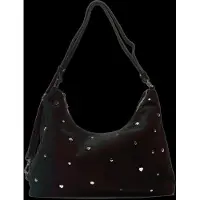 Núnoo Rio Sweetheart Suede Black - Black - ONE SIZE