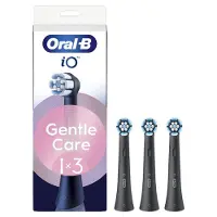 Oral-B iO Gentle Care Toothbrush Heads Black 3 kpl