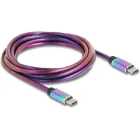 DeLOCK 81116, 2 m, USB C, USB C, USB 2.0, 0,48 Gbit/s, Monivärinen