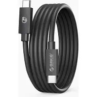 ORICO USB4 Thunderbolt 5 -kaapeli 80 Gbps 240 W, USB-C–USB-C, 1 m – musta