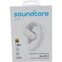 Soundcore AeroFit 2, Langaton, Puhelut/Musiikki/Urheilu/Päivittäinen, 85 g, Kuulokkeet, Valkoinen