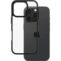 PanzerGlass CARE by Urban Combat MagSafe, iPhone 16 Pro -suojakuori, Transparent with Black Frame