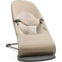 BabyBjörn Bouncer Balance Soft Woven Mélange sitteri, Khaki/Beige