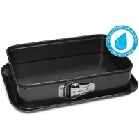 Guardini Uunipelti Bageform sort 19x28cm m. aftagelig bund