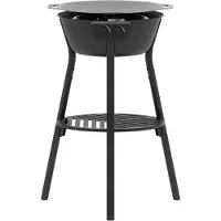 Muurikka Paistotasosetti kaasupolttimella LL 48 cm, musta