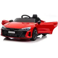 Leggodt Audi RS e-tron GT lasten sähköauto, punainen