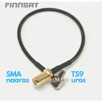 Finnsat adapterikaapeli SMA naaras - TS9