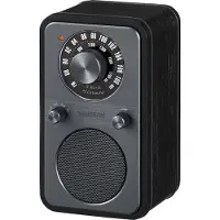 Sangean WR-9 FM-radio Bluetooth-yhteydellä, musta tammi
