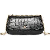Calvin Klein CK Croc Olkalaukku 30 cm Musta