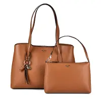GUESS Melody 2 In 1 Tote - Brown - ONE SIZE