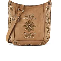 Campomaggi Nora Crossbody-laukku Nahka 27 cm Harmaa