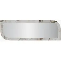Norda Design Moderni Seinälle Asennettava Peili, 40x120 Cm, Ephesus- Ja Marmorisävyt, 100 % Mdf, Ympäristöystävällinen Muotoilu