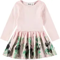 Molo Candi Long-Sleeved Dress Cuteness 92 cm Vaaleanpunainen 92 cm Tytöt