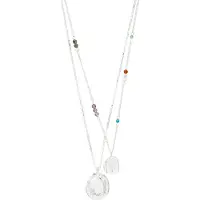 Pilgrim Here Necklace Silver-Plated - Silver - ONE SIZE