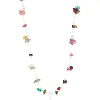 Pilgrim Here Necklace Silver-Plated/Multi - Silver - ONE SIZE