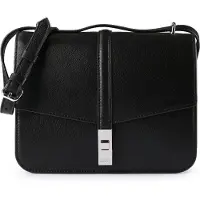JOOP! Palazzo Tory Crossbody-laukku Nahka 22 cm Musta
