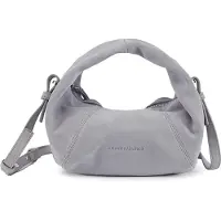 Les Visionnaires Greta Mini Icon Käsilaukku Nahka 23 cm Harmaa