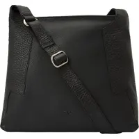 VOi Boston Crossbody-laukku Nahka 32 cm Musta