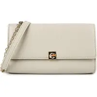 Coccinelle Pansy Kytkinlompakko Nahka 20 cm Beige