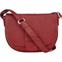 VOi Hirsch Crossbody-laukku Nahka 24.5 cm Punainen