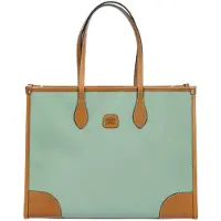 Bric's Firenze Shopperit 40 cm Kannettavan tietokoneen taskun syvyys Vihreä