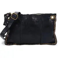 Campomaggi Ebe Crossbody-laukku Nahka 25 cm Sininen