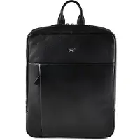 Braun Büffel Golf 3.0 Yritysreppu Nahka 37 cm Kannettavan tietokoneen taskun syvyys Musta