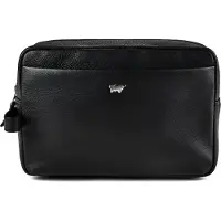 Braun Büffel Golf 3.0 Toilettilaukku Nahka 25.5 cm Musta