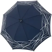 Doppler Elegance Pitkävartinen sateenvarjo 91 cm Sininen