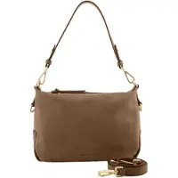 Fredsbruder Just Easy Olkalaukku Nahka 31 cm Ruskea