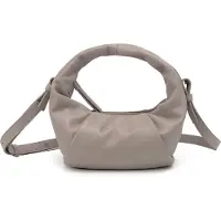 Les Visionnaires Greta Mini Essential Käsilaukku Nahka 23 cm Harmaa