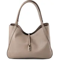 BOSS Reah Olkalaukku Nahka 38 cm Harmaa